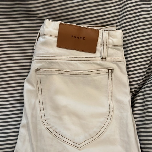 Frame White Wide Leg 'Le Italien' Jeans - Picture 6 of 6